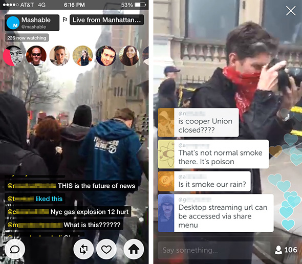 chat su Periscope