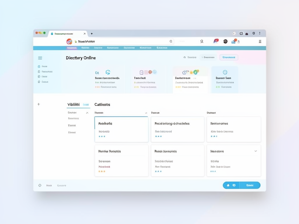 Sito web con directory e risultati Yandex