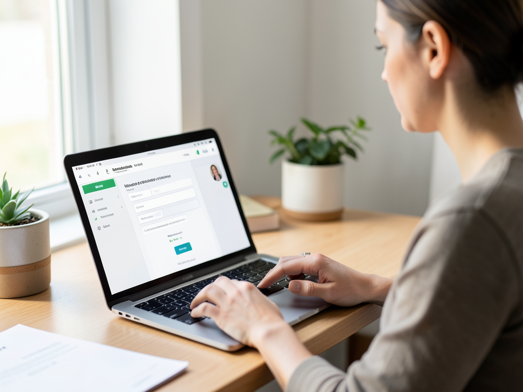 Registrazione a una piattaforma di clic online