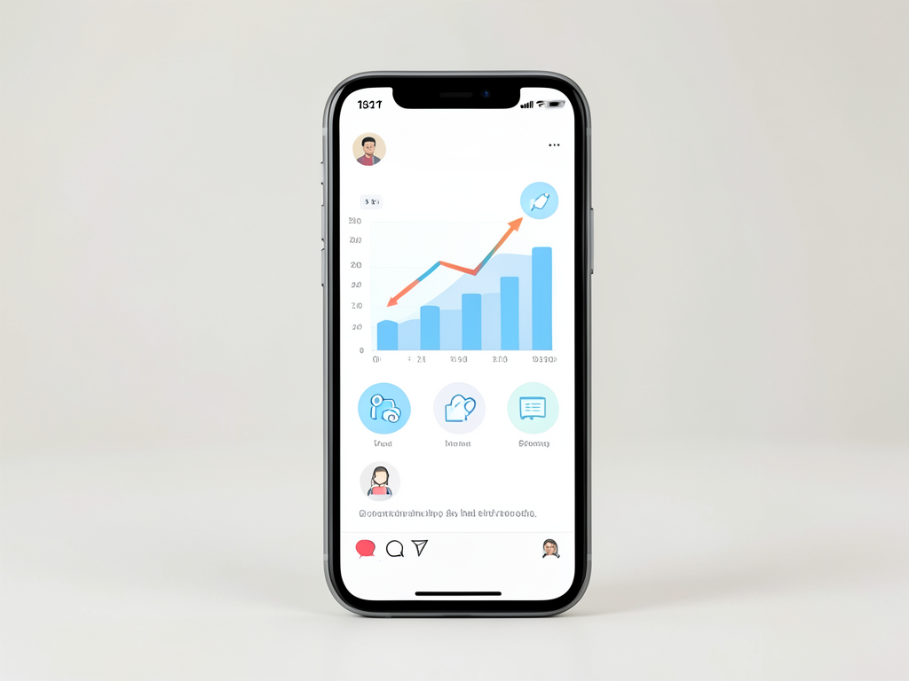 Profilo Instagram con metriche e analisi della crescita
