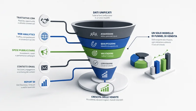 Integrazione tra CRM, web analytics e BI
