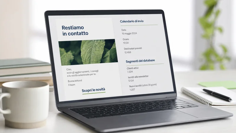 breve newsletter con link referral