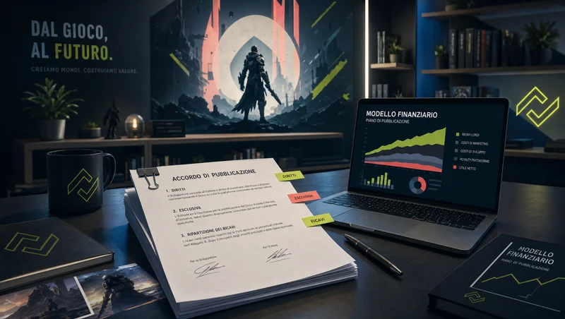 Revisione del contratto con il publisher del gioco