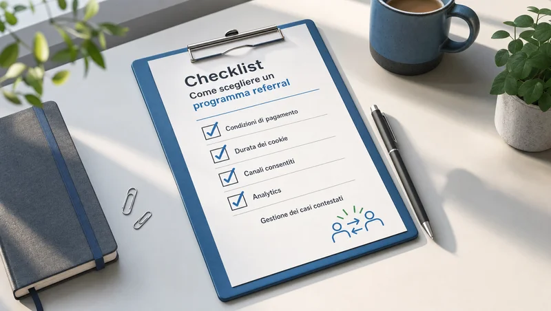 Checklist per scegliere un programma referral
