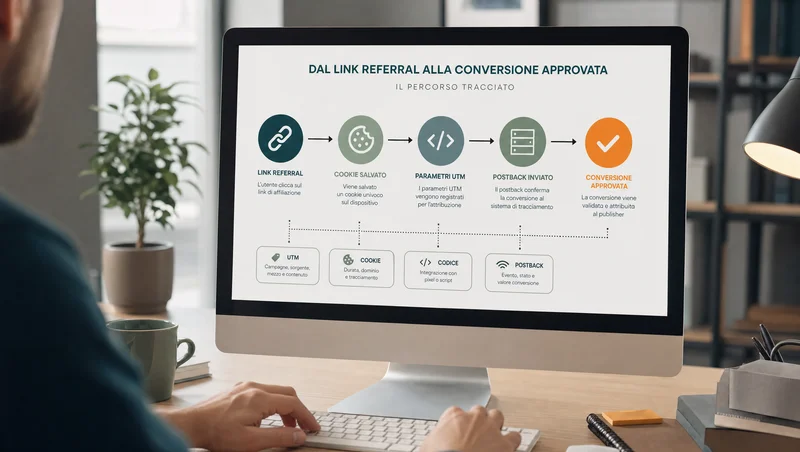 Flusso di attribuzione di una conversione partner