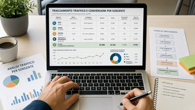 Tracking delle fonti di traffico affiliate
