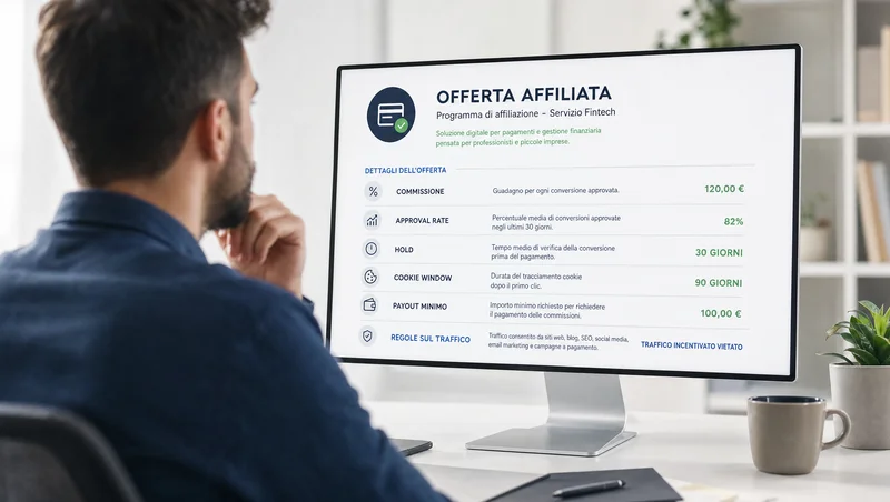 verifica di un'offerta prima di scegliere un programma di affiliazione