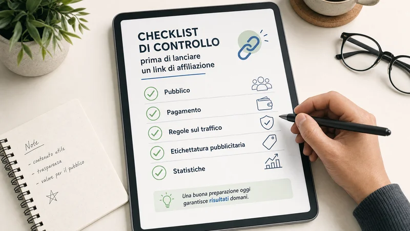 Checklist per scegliere un programma di affiliazione affidabile