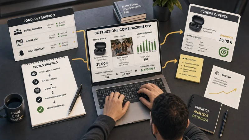 Combinazione CPA con offerta e pagamenti