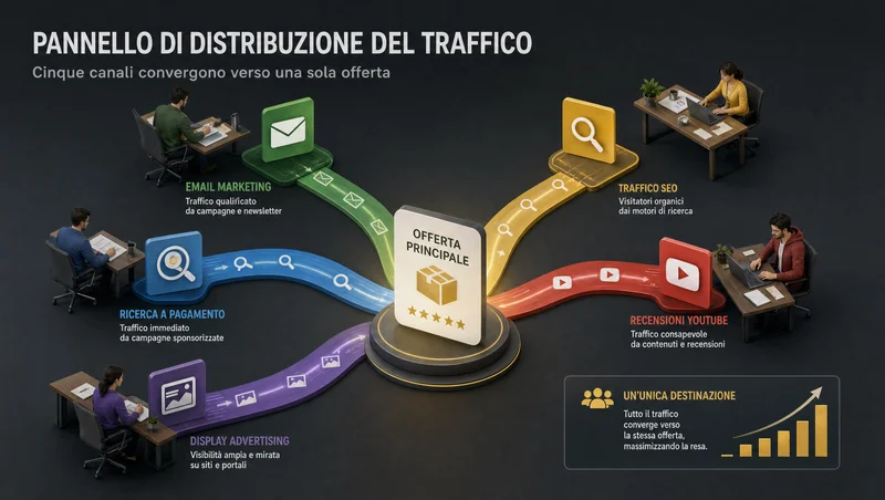 Fonti di traffico per CPA