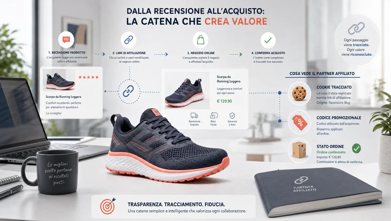 tracciamento del passaggio tramite link referral