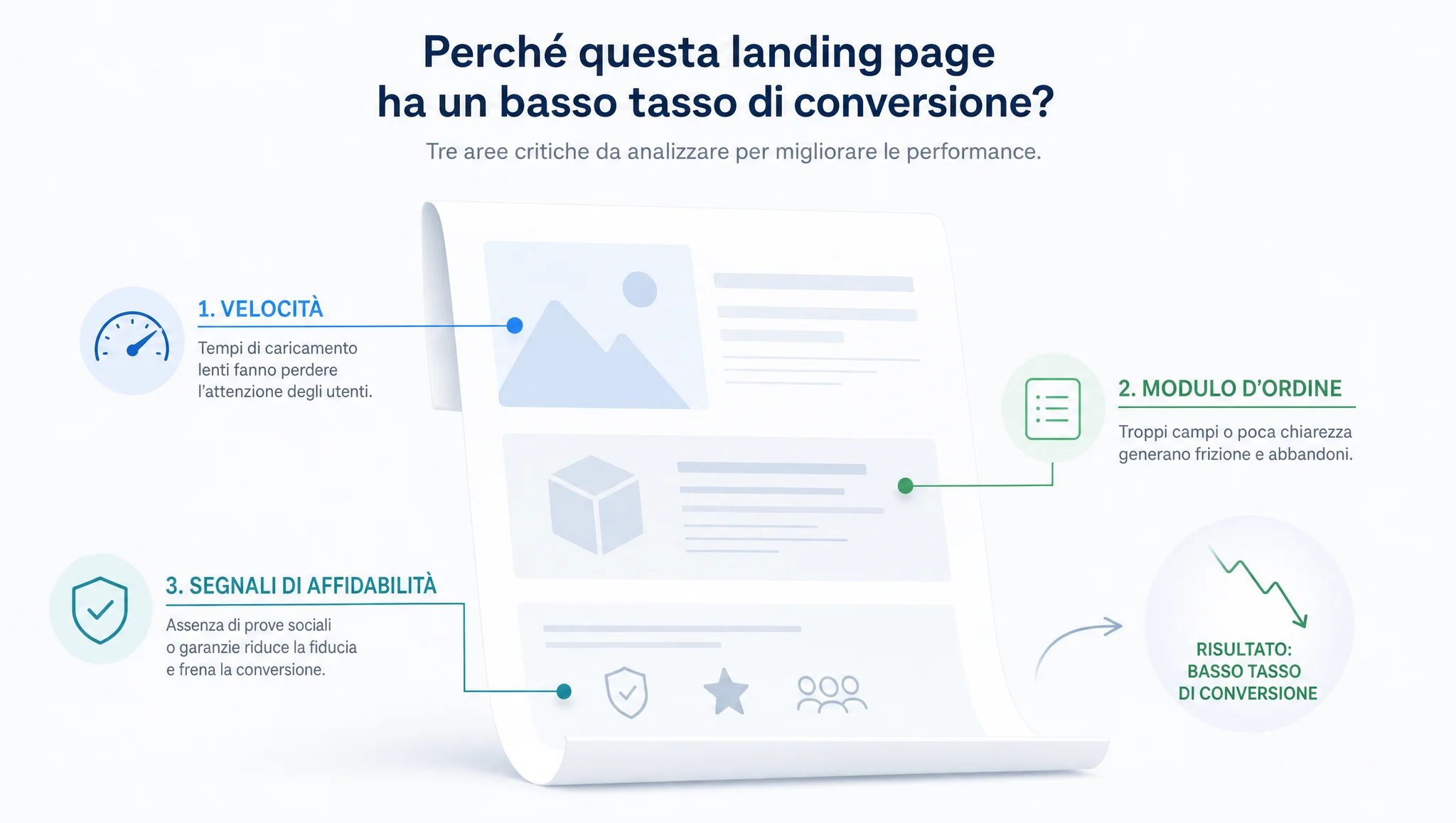 analisi delle cause di un basso tasso di conversione