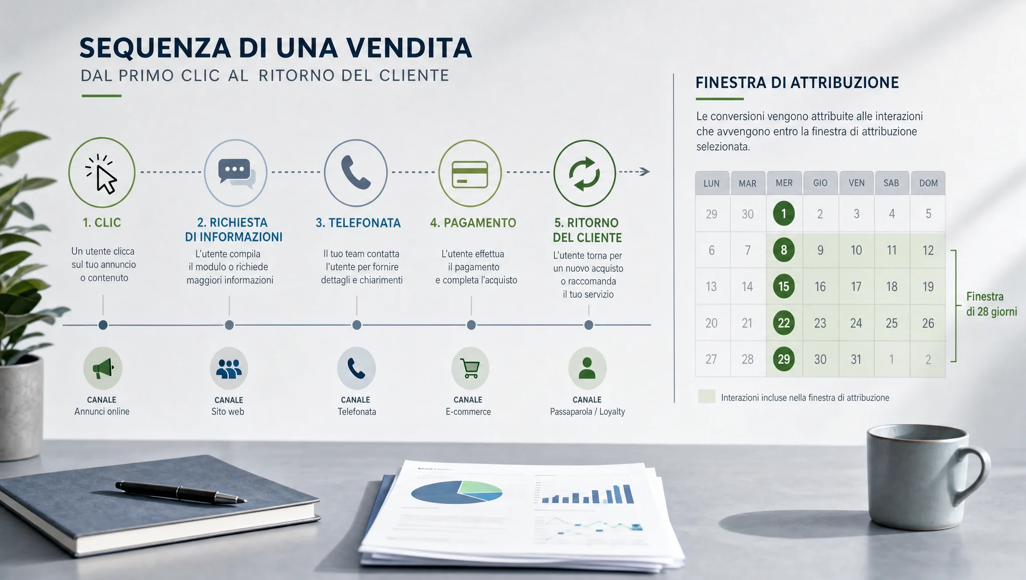 Attribuzione e periodo di calcolo del ROI