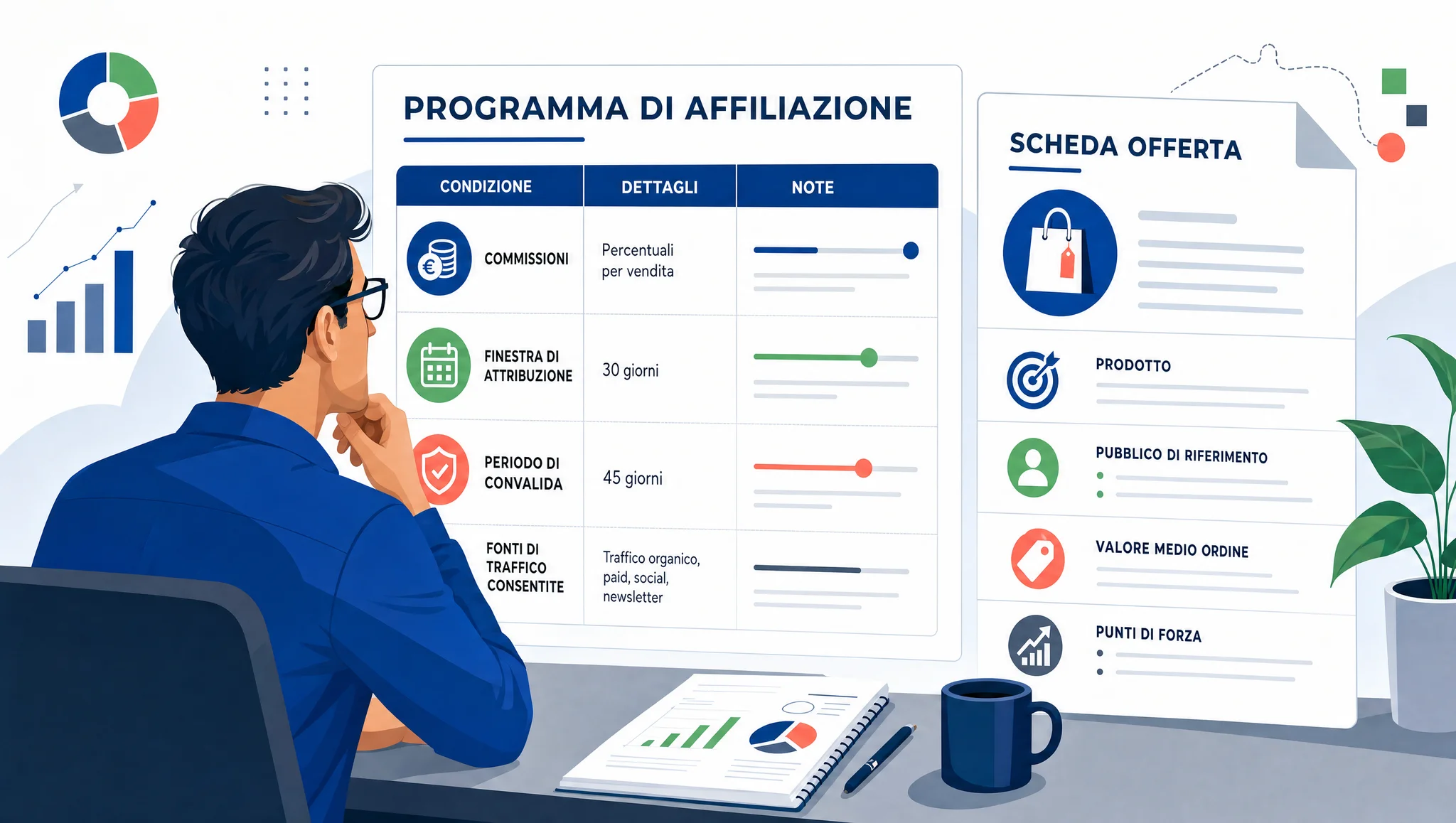 verifica delle condizioni di un programma di affiliazione