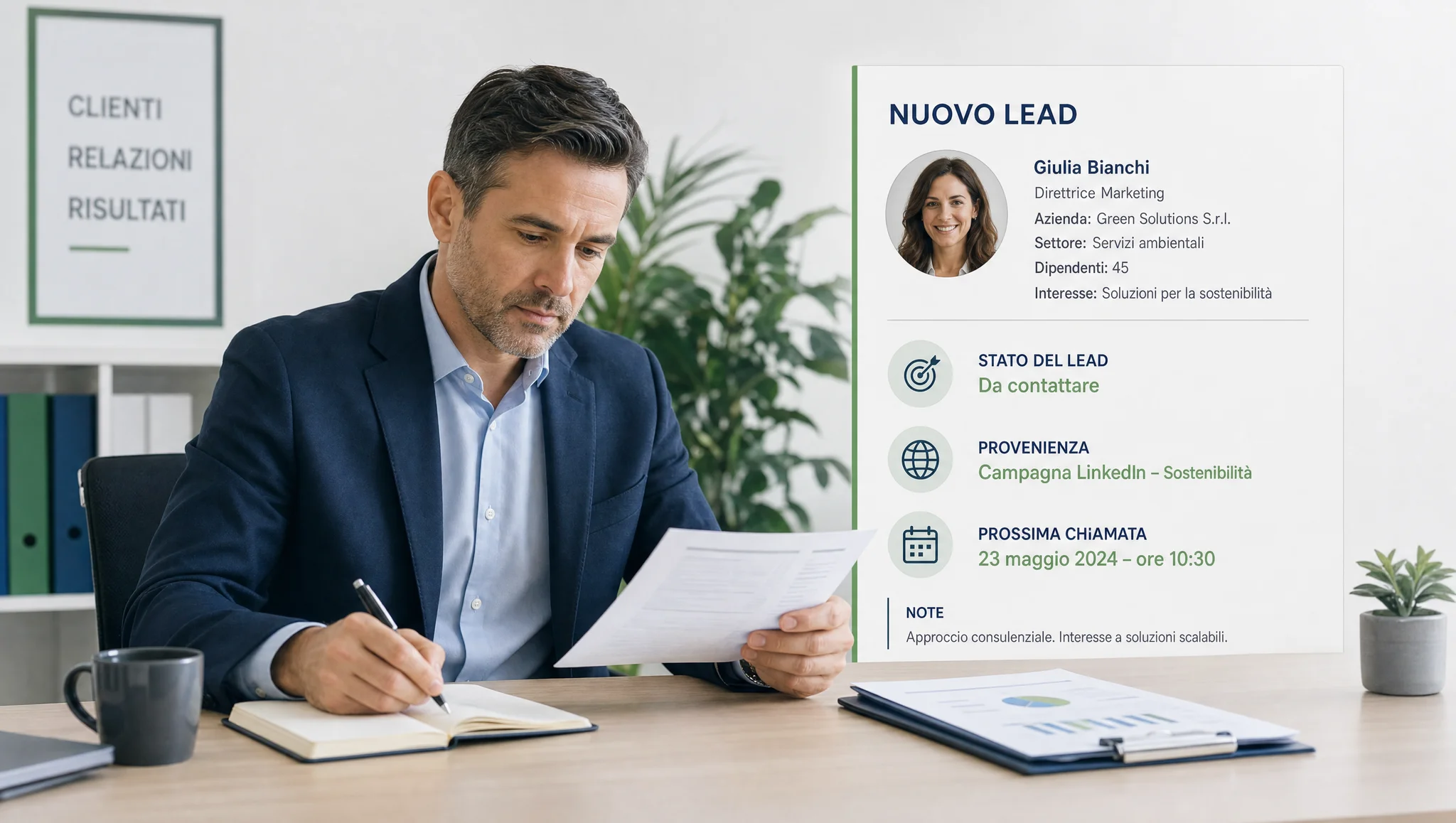 Assegnazione di un lead a un responsabile vendite