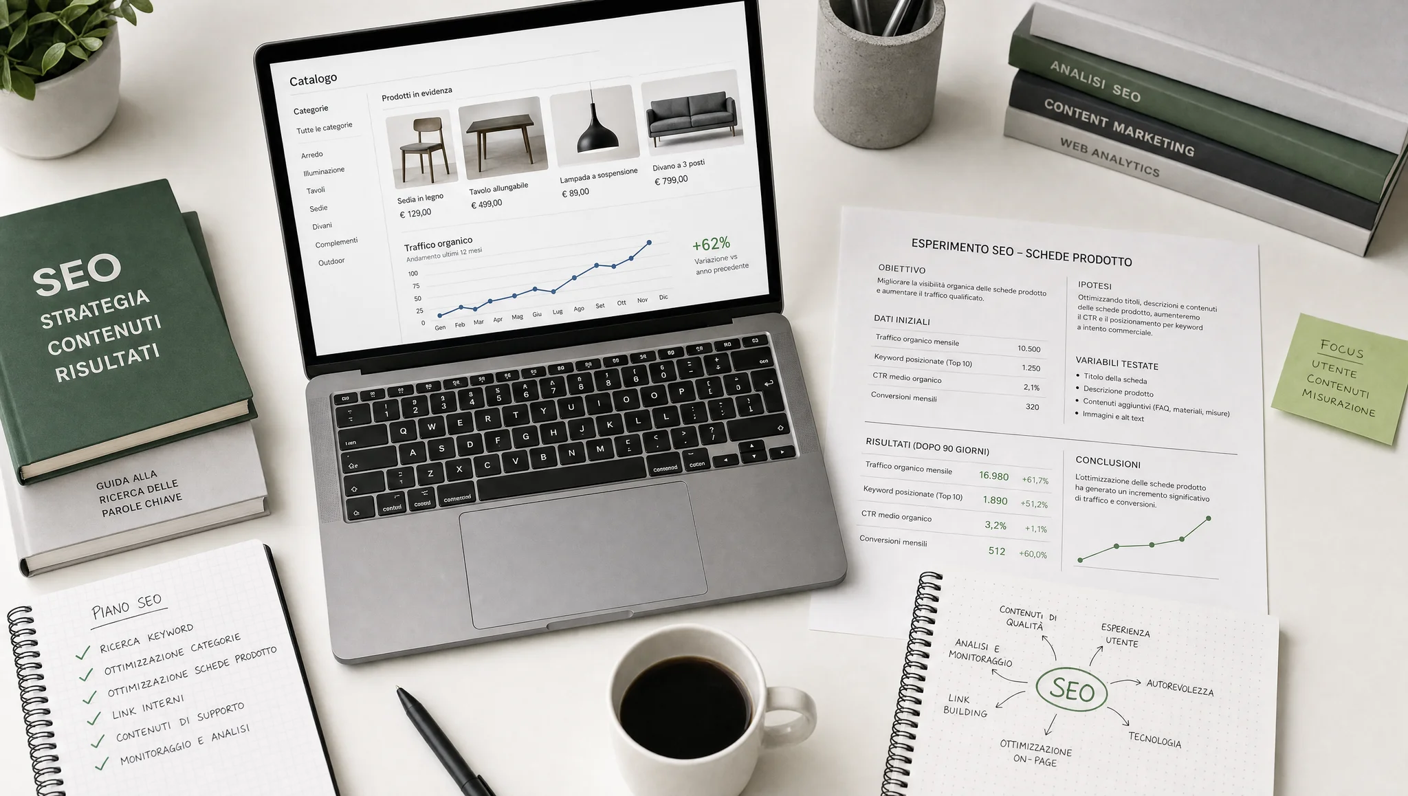 Analisi SEO del catalogo di un e-commerce