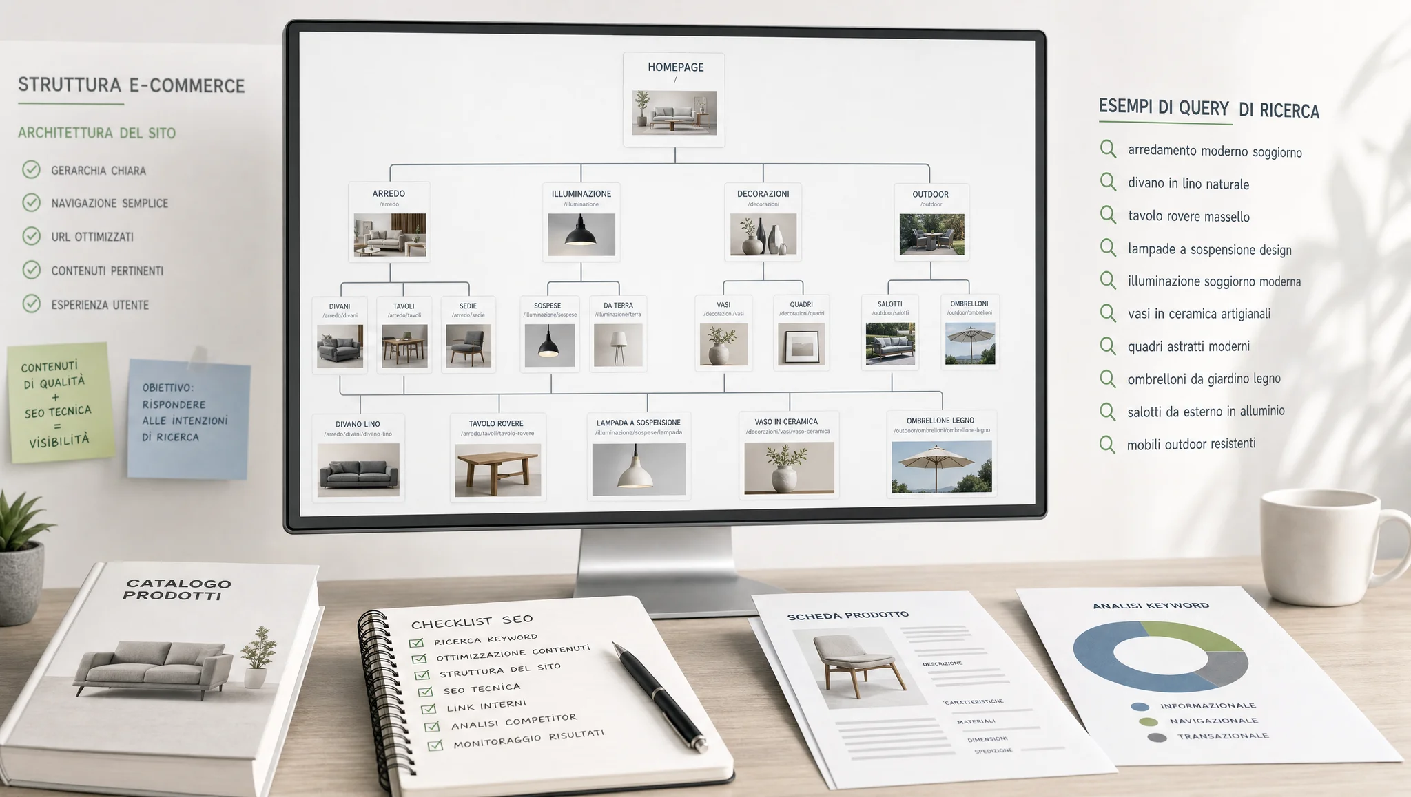 Struttura del catalogo e link interni