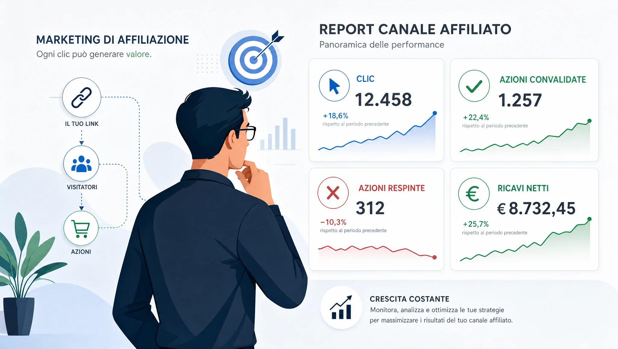 Metriche sulla qualità di un canale affiliato