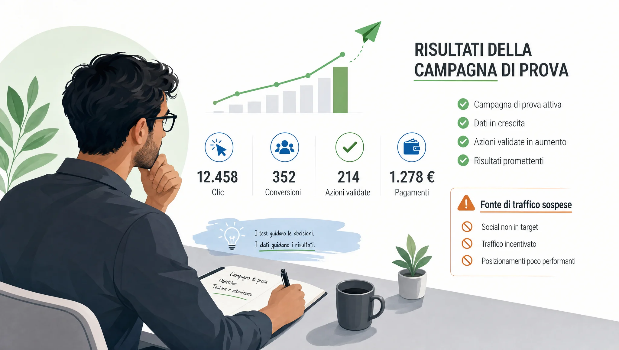 Verifica della redditività di una campagna di affiliazione