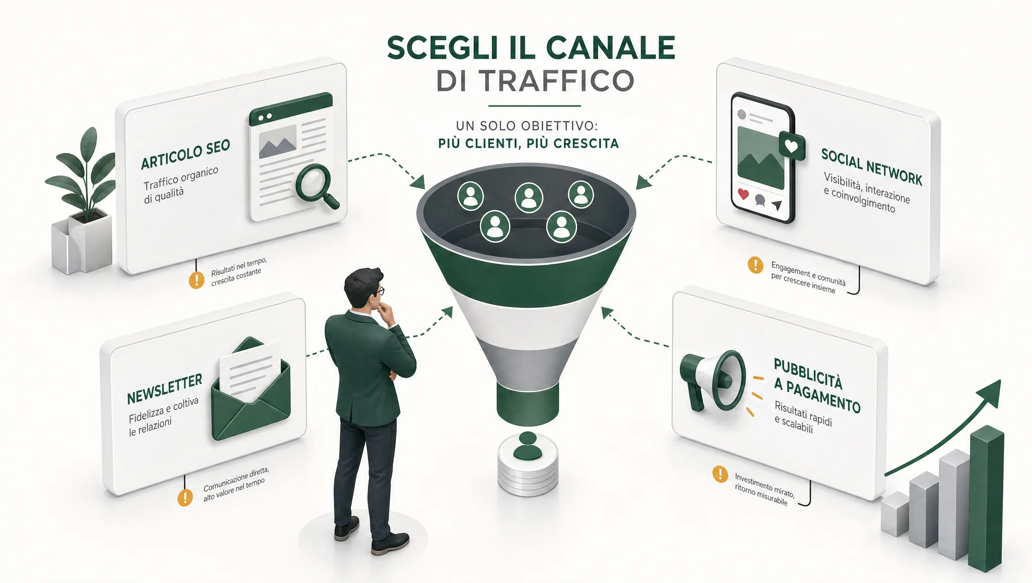 scelta di un programma di affiliazione in base alla fonte di traffico
