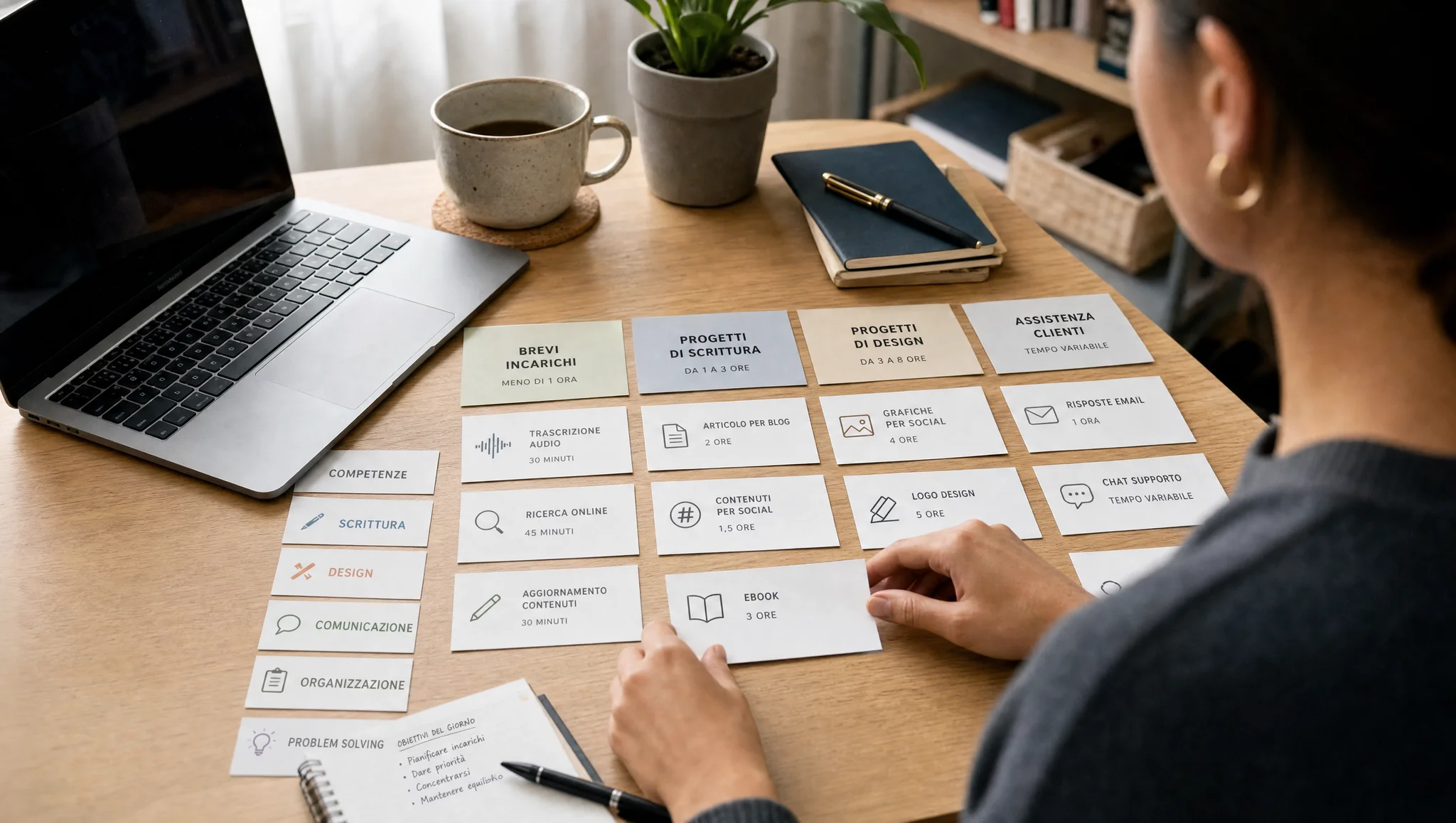 Selezionare le attività online in base alle proprie competenze