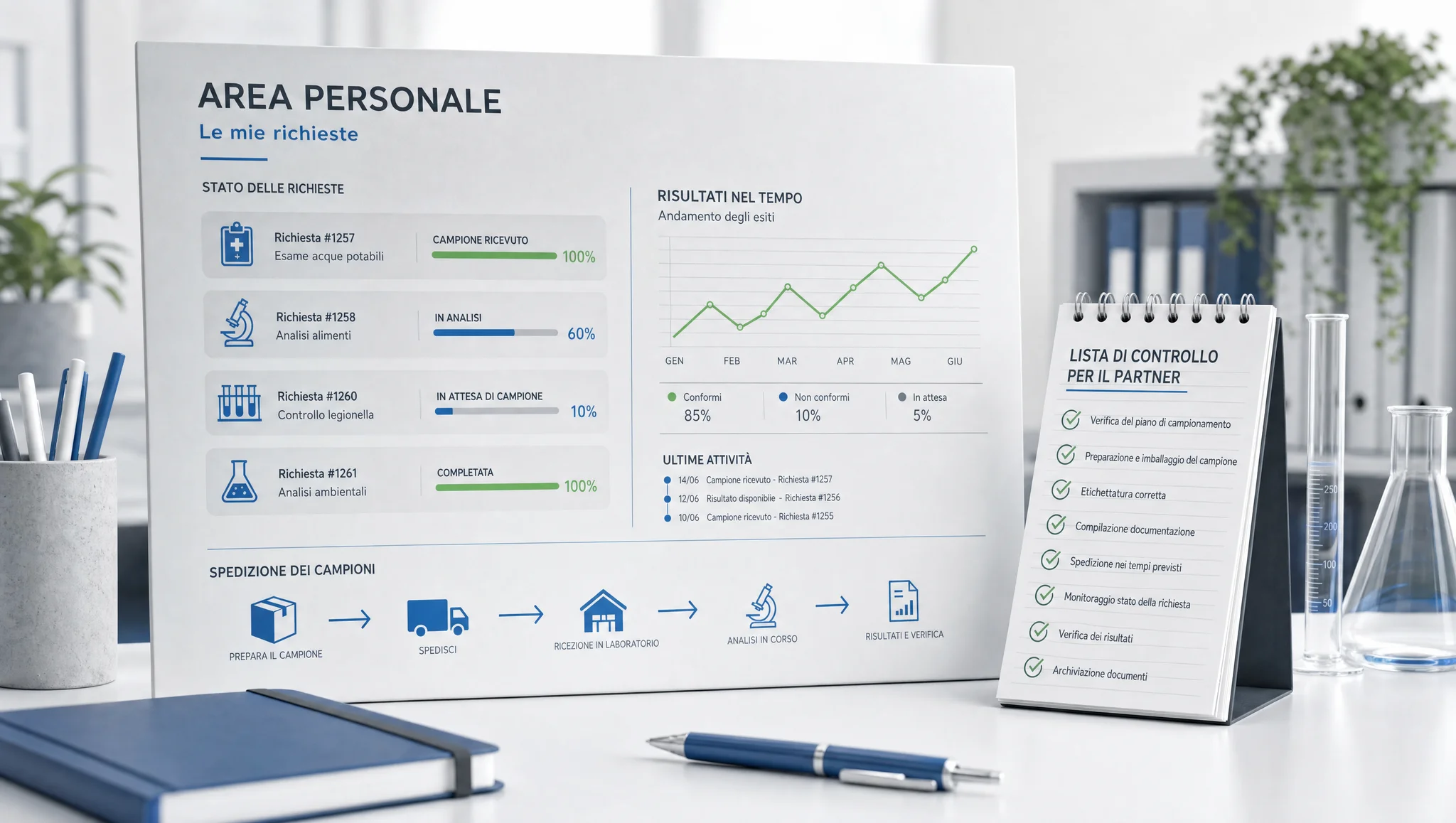 Stati e statistiche nell’area personale