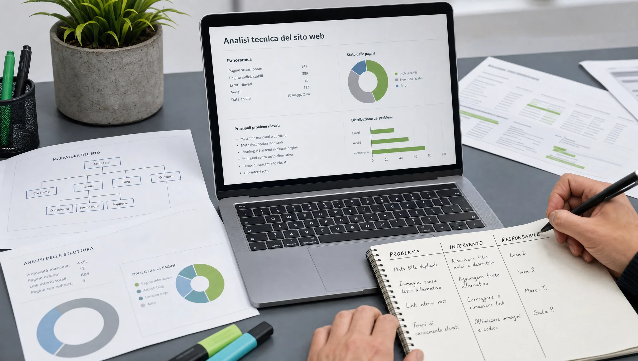 Audit tecnico prima della proposta SEO