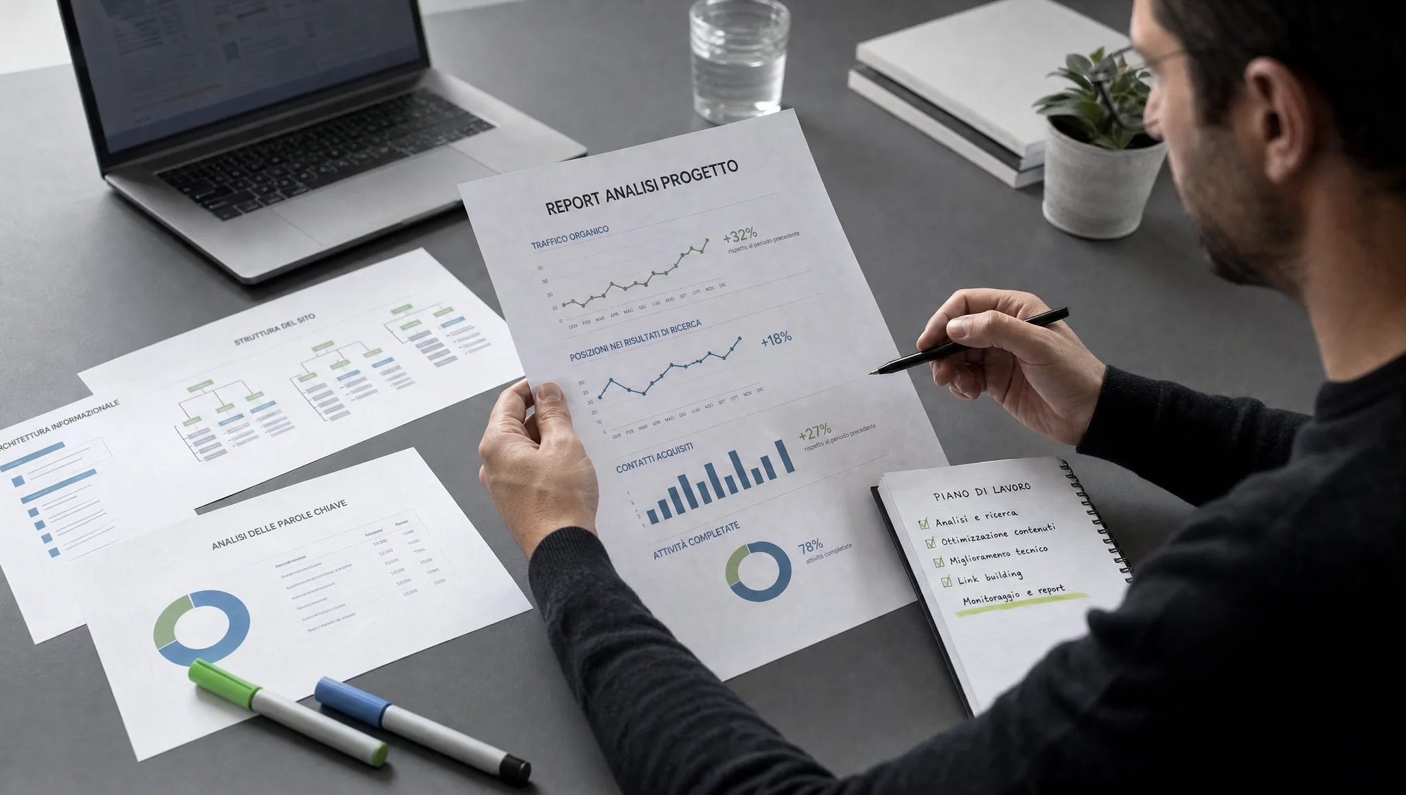 Monitoraggio dei KPI e report SEO